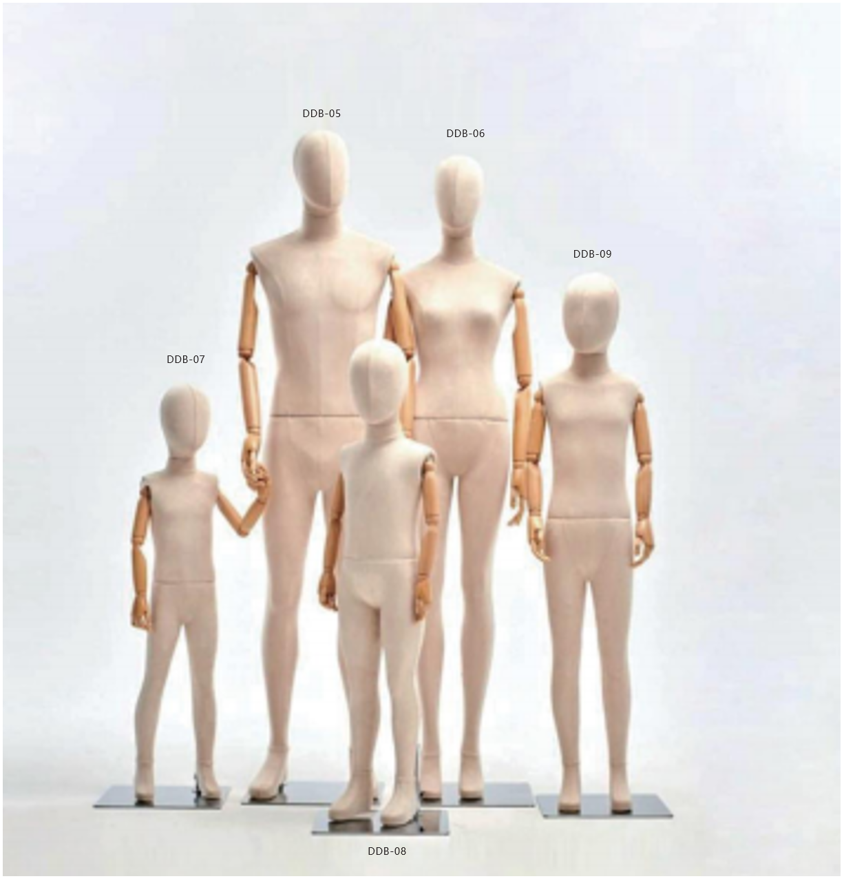 亚麻包布款人体模特Linen-covered mannequin