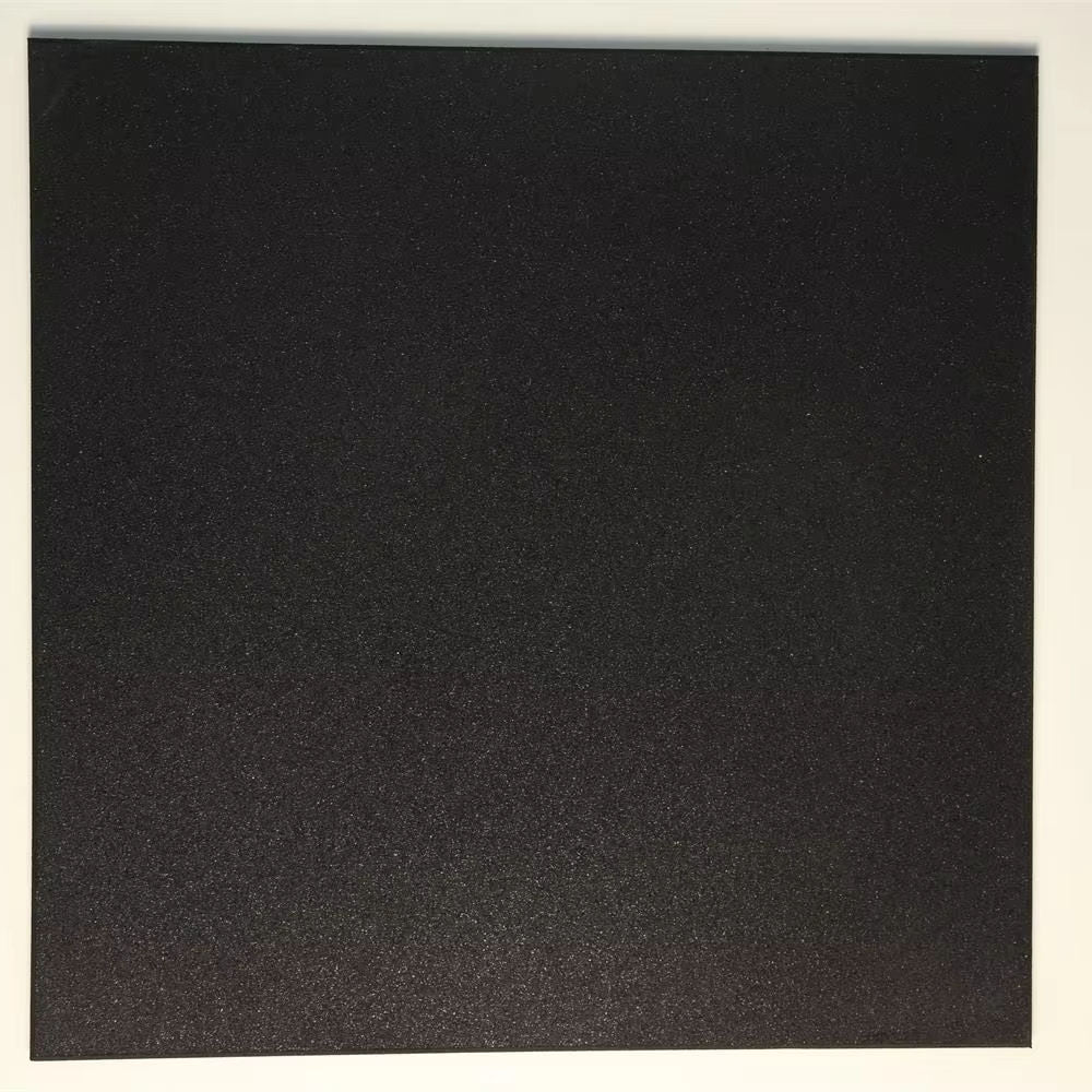 Protective Floor Outdoor Square Rubber Mat 10-50mm Black Surface