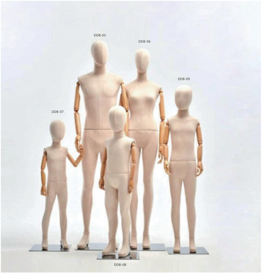 亚麻包布款人体模特Linen-covered mannequin