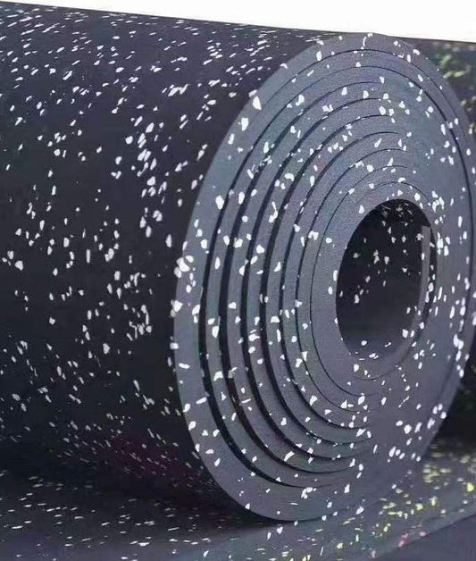 Rubber Mat Rolls Easy Cleaning EPDM Granules 3-12mm Customized Thickness Gym Floor