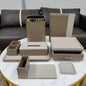 Brown polyurethane tissue box